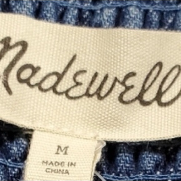 Madewell Denim Tank Top M - Picture 4 of 7